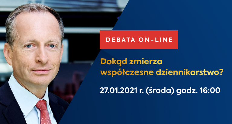 Debata online HUMANUM TALKS z Konradem Piaseckim pt. „DOKĄD ZMIERZA WSPÓŁCZESNE DZIENNIKARSTWO?”