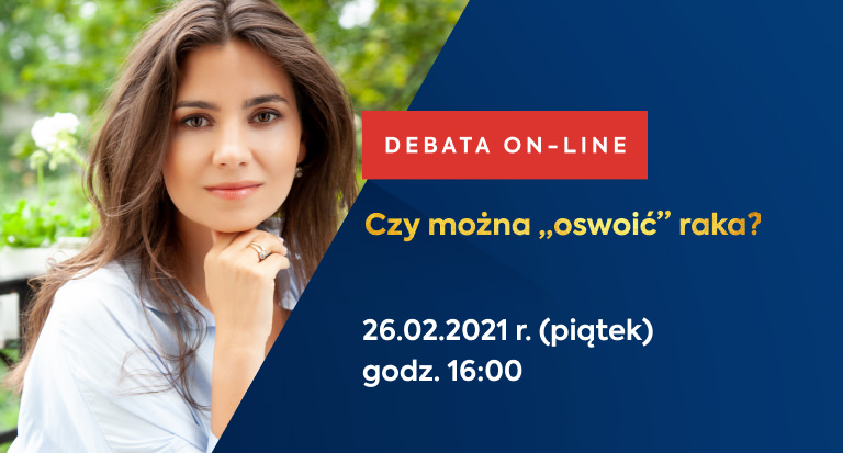 Debata online HUMANUM TALKS z Adrianną Sobol pt. „CZY MOŻNA “OSWOIĆ” RAKA?” 26.02.2021