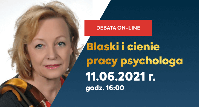 Debata online HUMANUM TALKS z Teresą Panas pt. „Blaski i cienie pracy psychologa” 11.06.2021